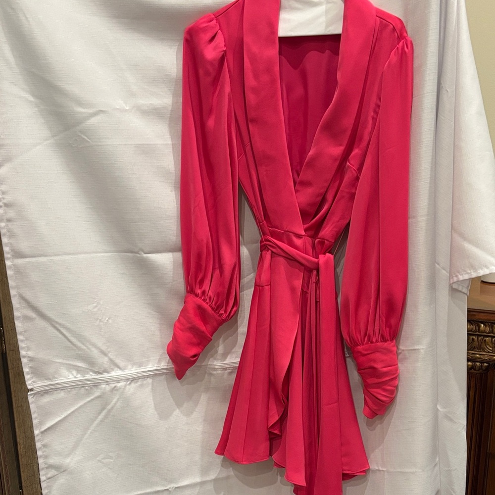 Alexia Admor Fuchsia Long Sleeve Dress